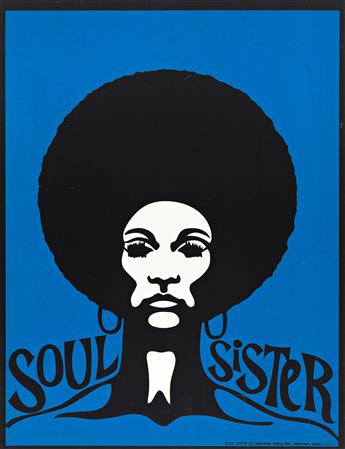 (BLACK POWER - BLACKLIGHT) African - American Identity / Black Power and Music Posters.